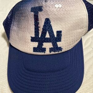Nike LA DODGERS Navy and White Sequin Hat